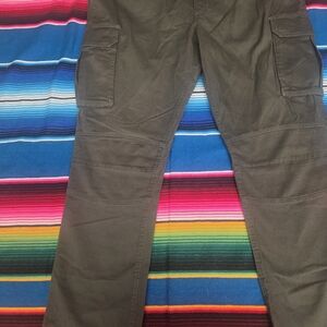 Divided Charcoal Cargo Pants